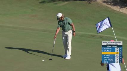 Garrick Higgo | Round 4 | 15th hole | Shot 4 | 2025 World Wide Technology