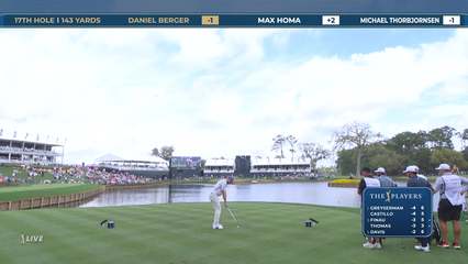Daniel Berger | Round 1 | 17th hole | Shot 1 | 2026 THE PLAYERS
