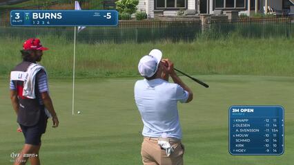 Sam Burns | Round 2 | 3rd hole | Shot 3 | 2025 3M Open