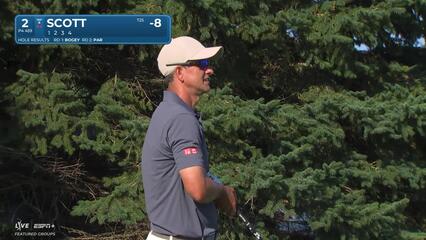 Adam Scott | Round 3 | 2nd hole | Shot 1 | 2025 3M Open