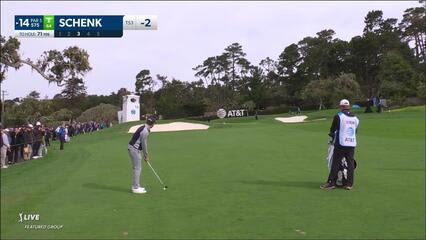 Adam Schenk | 2024 AT&T Pebble Beach | Round 3 | 14th hole | Shot 3
