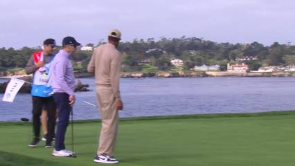 Matt Fitzpatrick | Round 2 | 7th hole | Shot 3 | 2026 AT&T Pebble Beach