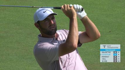 Scottie Scheffler | Round 3 | 9th hole | Shot 2 | 2025 BMW Championship