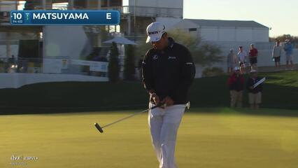 Hideki Matsuyama | Round 1 | 10th hole | Shot 4 | 2025 WM Phoenix Open