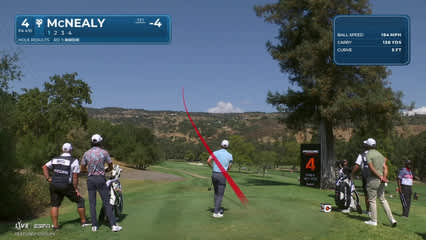 Maverick McNealy | Round 2 | 4th hole | Shot 1 | 2025 Procore