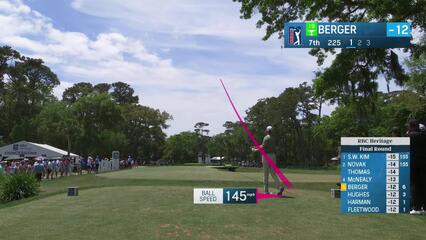 Daniel Berger | Round 4 | 7th hole | Shot 1 | 2025 RBC Heritage