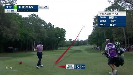 Justin Thomas | 2023 Valspar | Round 3 | 3rd hole | Shot 1