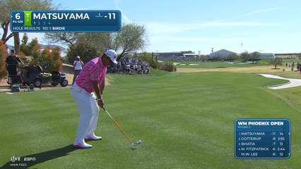 Hideki Matsuyama | Round 2 | 6th hole | Shot 1 | 2026 WM Phoenix Open