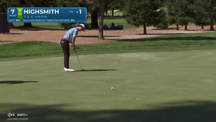 Joe Highsmith | Round 1 | 7th hole | Shot 4 | 2025 Procore