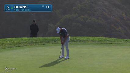 Sam Burns | Round 3 | 3rd hole | Shot 2 | 2025 Genesis