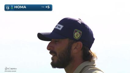 Max Homa | Round 1 | 13th hole | Shot 5 | 2025 Farmers
