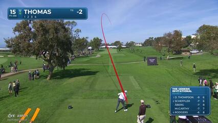 Justin Thomas | Round 3 | 15th hole | Shot 1 | 2025 Genesis