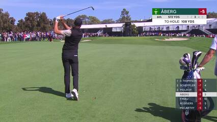 Ludvig Åberg | Round 3 | 6th hole | Shot 3 | 2025 Genesis