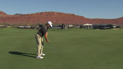 Pierceson Coody | Round 2 | 18th hole | Shot 2 | 2025 Bank of Utah