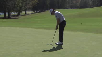 Justin Leonard | Round 3 | 9th hole | Shot 5 | 2025 Dominion