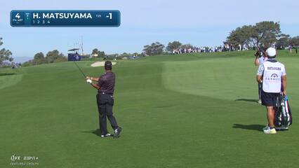 Hideki Matsuyama | Round 1 | 4th hole | Shot 2 | 2025 Farmers