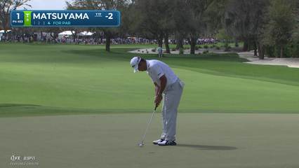 Hideki Matsuyama | Round 2 | 1st hole | Shot 4 | 2026 Arnold Palmer