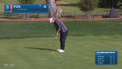 Ryan Fox | Round 2 | 12th hole | Shot 3 | 2026 AT&T Pebble Beach