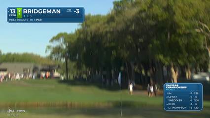 Jacob Bridgeman | Round 2 | 13th hole | Shot 1 | 2026 Valspar
