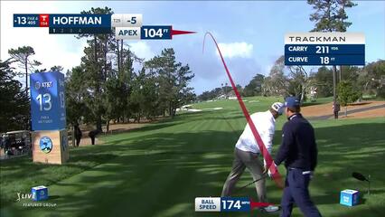 Charley Hoffman | 2023 AT&T Pebble Beach | Round 4 | 13th hole | Shot 1