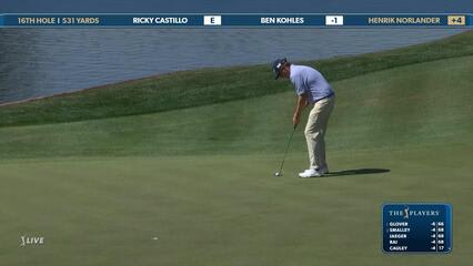 Henrik Norlander | Round 1 | 16th hole | Shot 5 | 2025 THE PLAYERS