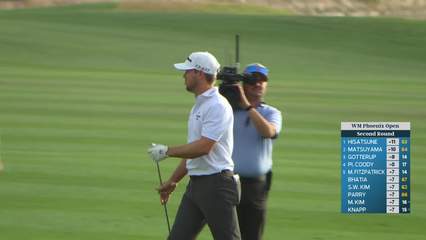 Pierceson Coody | Round 2 | 18th hole | Shot 2 | 2026 WM Phoenix Open