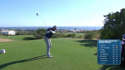 Victor Perez | Round 3 | 18th hole | Shot 1 | 2025 World Wide Technology