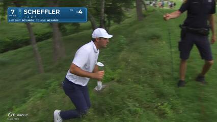 Scottie Scheffler | Round 3 | 7th hole | Shot 2 | 2025 Charles Schwab