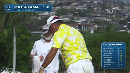 Hideki Matsuyama | Round 4 | 18th hole | Shot 4 | 2026 Sony Open