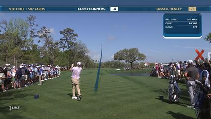 Russell Henley | Round 3 | 9th hole | Shot 1 | 2025 THE PLAYERS