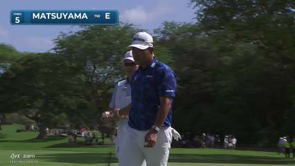Hideki Matsuyama | Round 1 | 5th hole | Shot 5 | 2026 Sony Open