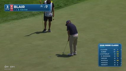 Zac Blair | Round 2 | 3rd hole | Shot 3 | 2026 John Deere