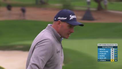 Sepp Straka | Round 2 | 16th hole | Shot 2 | 2026 AT&T Pebble Beach