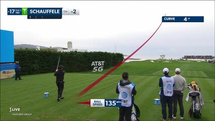 Xander Schauffele | 2024 AT&T Pebble Beach | Round 3 | 17th hole | Shot 1