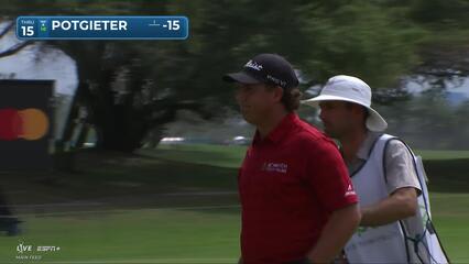 Aldrich Potgieter | Round 2 | 15th hole | Shot 3 | 2025 Mexico Open