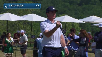 Nick Dunlap | Round 4 | 6th hole | Shot 4 | 2025 Truist Championship