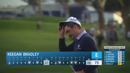 Keegan Bradley | Round 2 | 18th hole | Shot 5 | 2025 Farmers