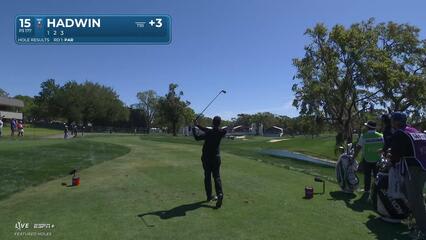 Adam Hadwin | Round 2 | 15th hole | Shot 1 | 2025 Valspar