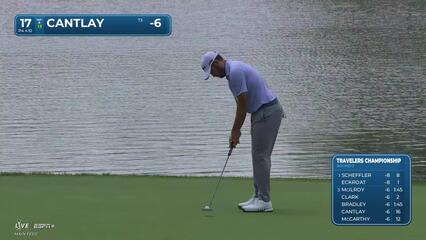 Patrick Cantlay | Round 2 | 17th hole | Shot 4 | 2025 Travelers