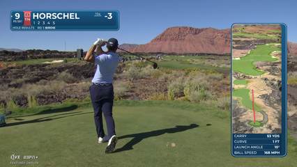 Billy Horschel | Round 2 | 9th hole | Shot 1 | 2025 Bank of Utah