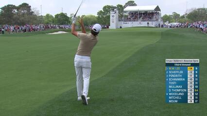 Min Woo Lee | Round 3 | 10th hole | Shot 2 | 2025 Houston Open