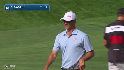 Adam Scott | Round 1 | 16th hole | Shot 4 | 2025 3M Open