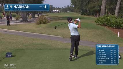 Brian Harman | Round 2 | 5th hole | Shot 1 | 2025 The RSM Classic
