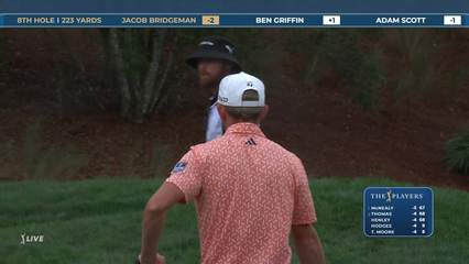 Jacob Bridgeman | Round 1 | 8th hole | Shot 3 | 2026 THE PLAYERS
