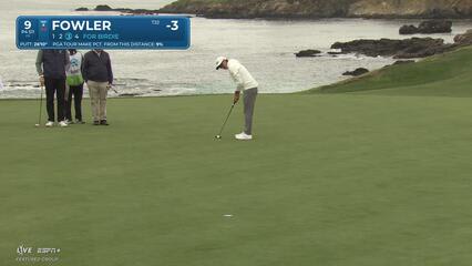 Rickie Fowler | Round 1 | 9th hole | Shot 3 | 2025 AT&T Pebble Beach