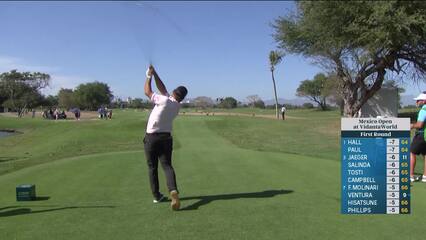 Stephan Jaeger | Round 1 | 12th hole | Shot 1 | 2025 Mexico Open