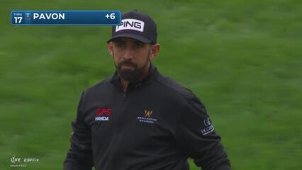 Matthieu Pavon | Round 2 | 17th hole | Shot 4 | 2025 the Memorial
