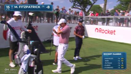 Matt Fitzpatrick | Round 2 | 15th hole | Shot 1 | 2025 Rocket Classic