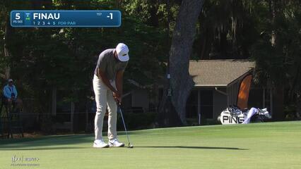 Tony Finau | Round 3 | 5th hole | Shot 5 | 2025 RBC Heritage