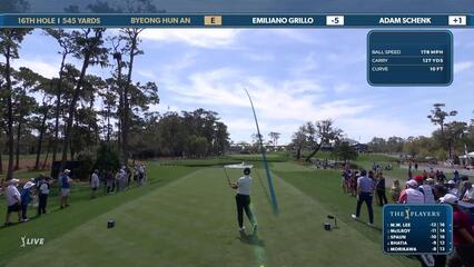 Byeong Hun An | Round 2 | 16th hole | Shot 1 | 2025 THE PLAYERS